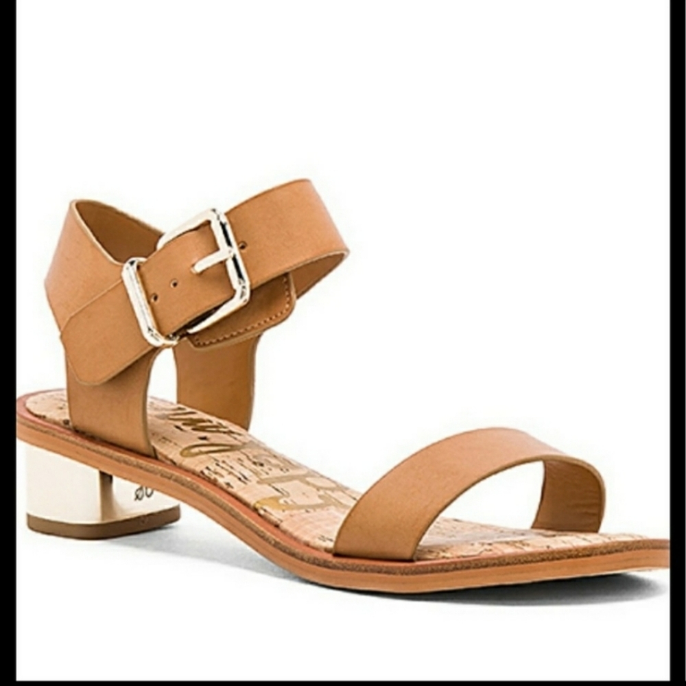 New Sam Edelman Trixie Sandals Camel size 11